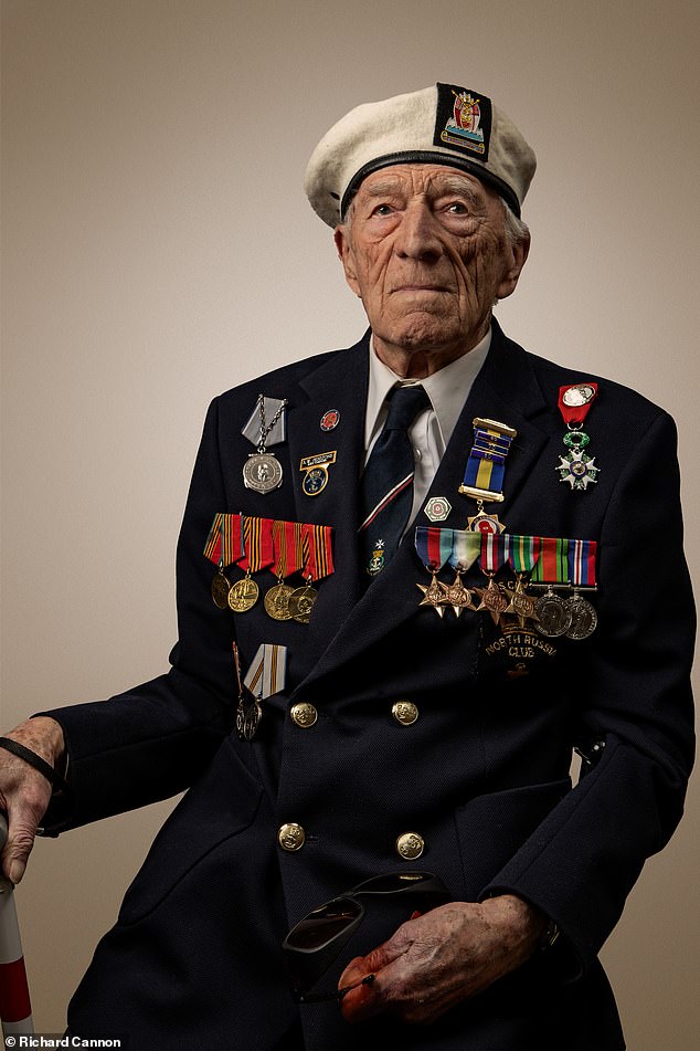 Alec Penstone, 100, pictured with his medals, said the UK has gone to 'rack and ruin'