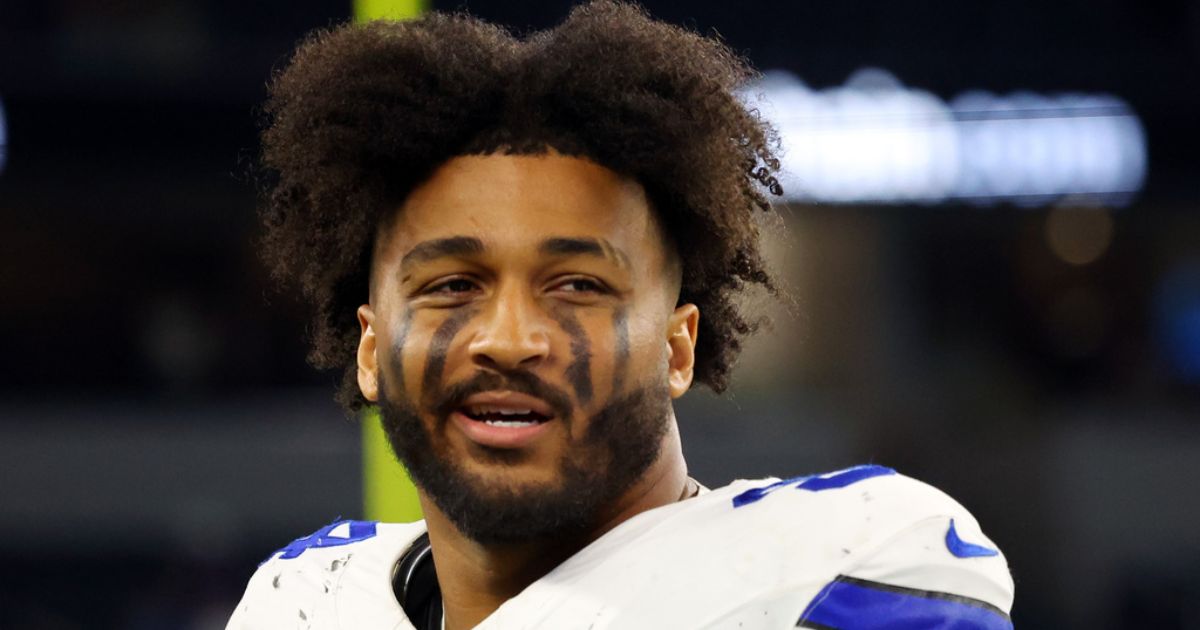 Dallas Cowboys defensive end Marshawn Kneeland walks off the field after a preseason NFL football game against the Baltimore Ravens in Arlington, Texas, on Aug. 16.