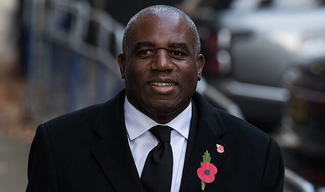 David Lammy, pictured this month, has allegedly named sex pest Bill Cosby as his childhood role model