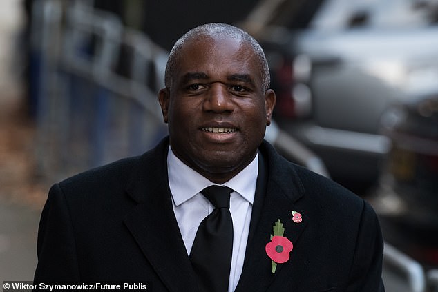 David Lammy, pictured this month, has allegedly named sex pest Bill Cosby as his childhood role model
