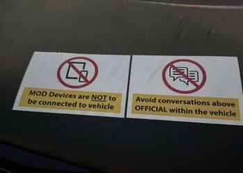 Defence chiefs put spy alerts on dashboards of Chinese cars used by its staff and troops warning phones could be hacked