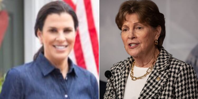 New Hampshire Congressional candidate Stefany Shaheen, left, criticized the actions of her mother and fellow Democrat, Sen. Jeanne Shaheen of New Hampshire.