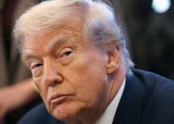 President Donald Trump delivers remarks during a meeting of the White House Task Force on the FIFA World Cup 2026 in the Oval Office of the White House on Nov. 17, 2025, in Washington, D.C.
