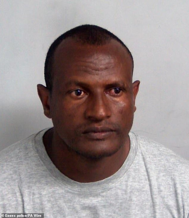 Hadush Kebatu (pictured) was wrongly freed from HMP Chelmsford instead of being sent to an immigration detention centre