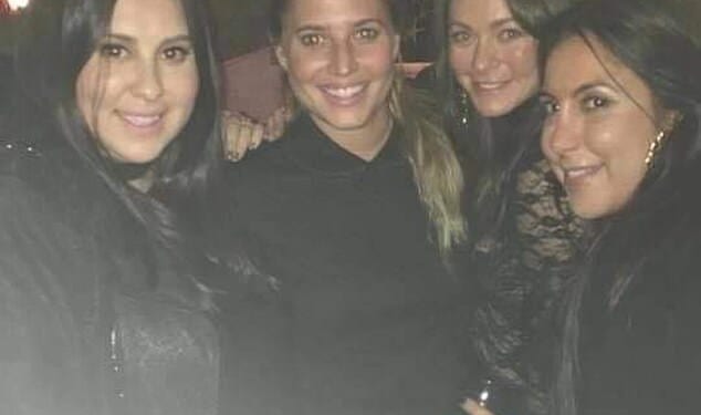 In a world exclusive, the Daily Mail can unmask Melissa Lovallo (pictured far right), a 50-year-old former Ralph Lauren executive, as the woman behind DeuxMoi. Lovallo launched DeuxMoi as a website in 2013, alongside Meggie Kempner (pictured second from right).