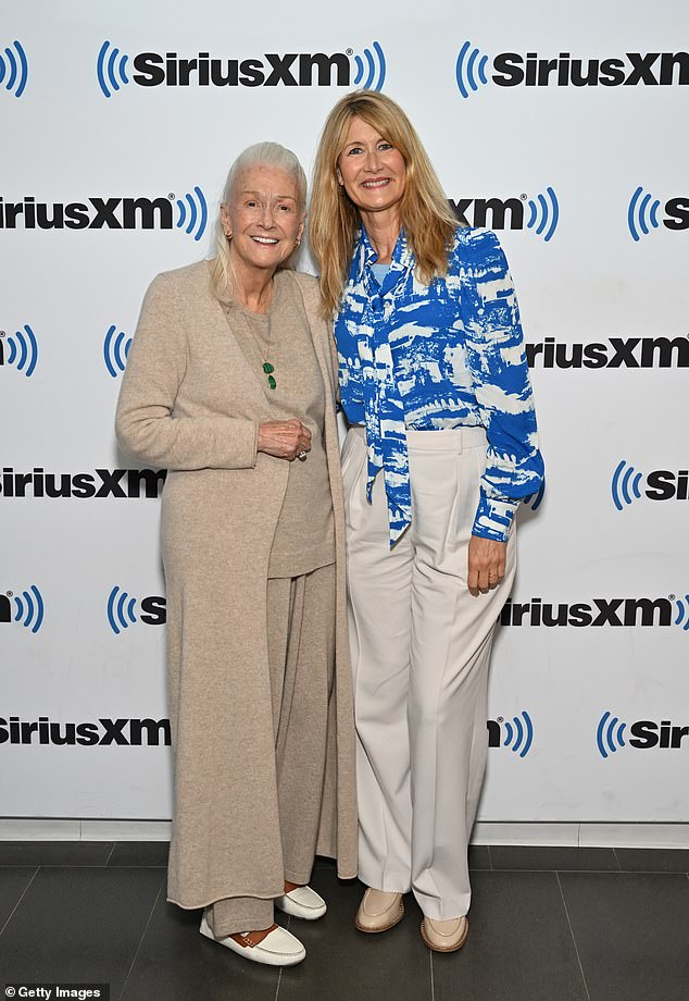 Diane Ladd's cause of death has been revealed, two weeks after the star's shock passing aged 89.; seen in 2023 with Laura Dern in NYC