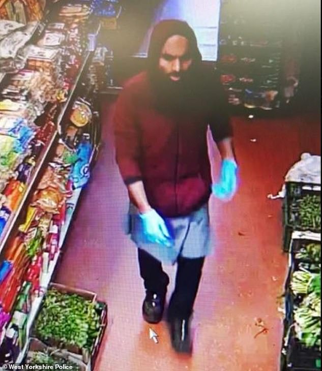 Ismail Ali, 46, vanished without a trace after leaving work at Gulam Food Stores in the Lidget Green area of Bradford in May 2020. This CCTV image is the last known picture taken of him
