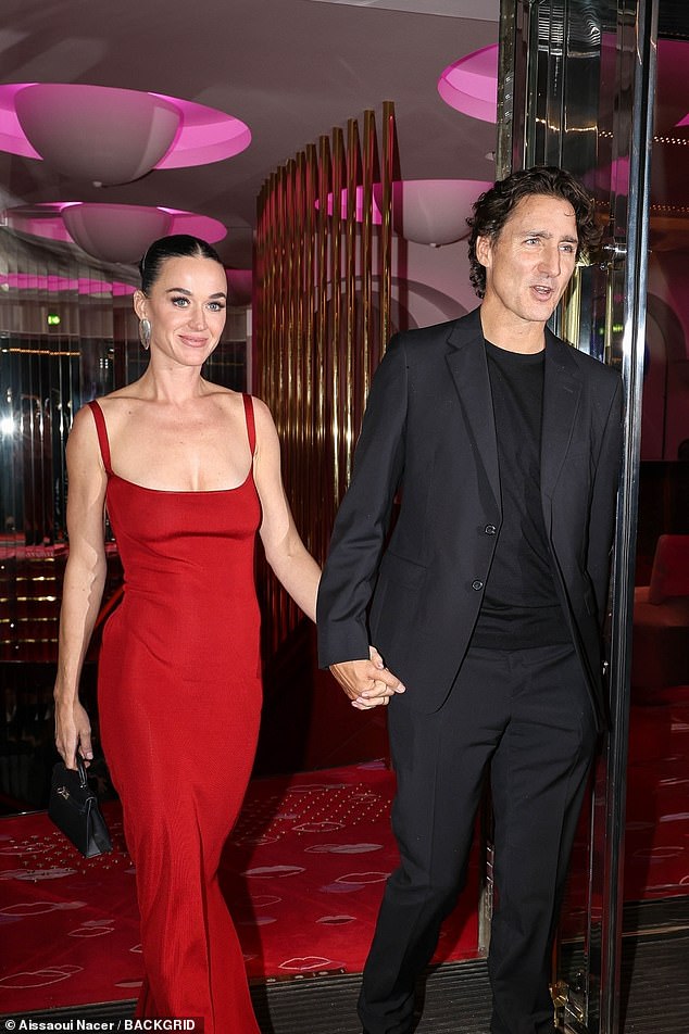 The revelation comes after Perry confirmed her romance with the former Canadian Prime Minister during her show in Prague on Thursday