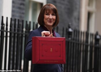 Chancellor Rachel Reeves leaves 11 Downing Street ahead of the Budget in October 2024