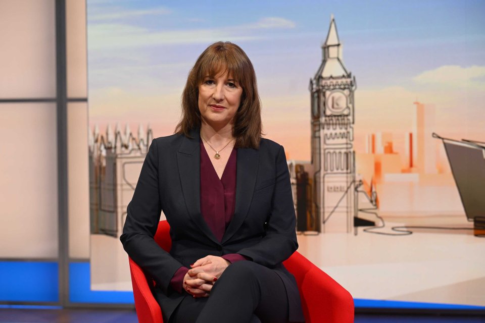 Chancellor Rachel Reeves appearing on the BBC1 current affairs programme, Sunday with Laura Kuenssberg.