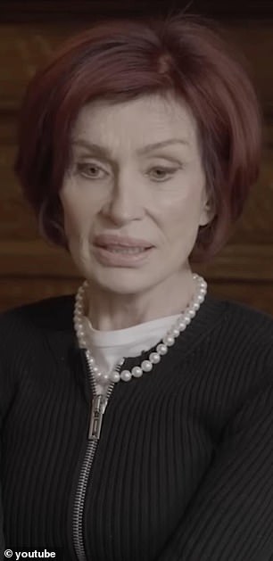 Sharon Osbourne, 73, got teary-eyed during a podcast Wednesday during the playing of a voicemail message from President Donald Trump, 79, following her husband Ozzy Osbourne 's death this past summer