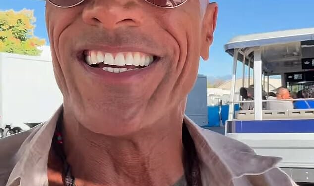 Dwayne 'The Rock' Johnson, 53, paid homage to the late Robin Williams in an Instagram clip he posted on Thursday