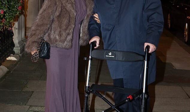 Eamonn Holmes, 65, looked loved up with his girlfriend Katie Alexander, 43, as couple attended John Caudwell's glamorous charity event on Friday evening