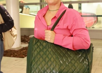 Former EastEnders star, Shona McGarty , has become the third contestant to touch down in Brisbane Airport ahead of I'm A Celebrity which airs next Sunday