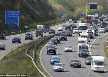 Electric vehicle (EV) drivers face paying a double road charge while on holiday under Labour’s new pay-per-mile scheme