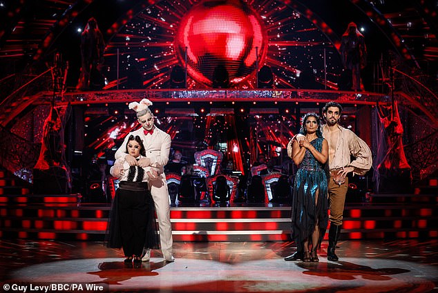 Sunday's spooktacular Strictly results show saw Ellie and her partner Vito Coppola leave the competition following a dance-off against Balvinder and Julian Caillon