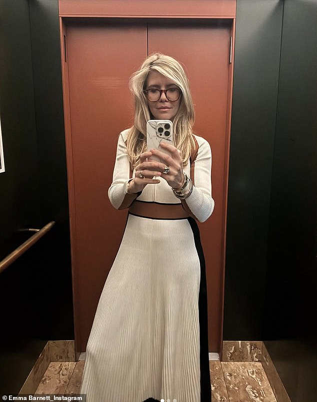 Emma Barnett, now 40, has admitted that experiencing perimenopause at 38 left her feeling 'robbed' of her identity