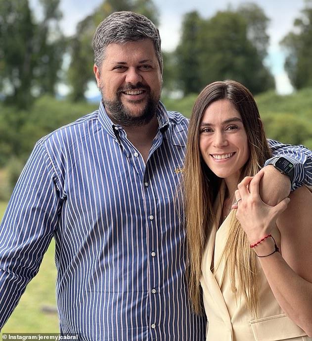 Sydney businessman Jeremy Cabral (left, with his wife) suffered from exhaustion, back pain, sciatica and chronic sleep apnoea due to his weight