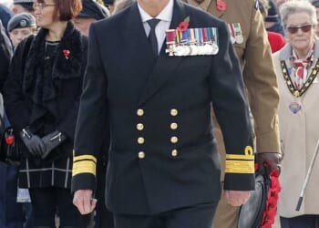 The man, who is yet to be named, is said to have bluffed his way into laying a wreath alongside senior army officer at the even in Llandudno, north Wales. His row of medals, which appeared to include both the Distinguished Service Order and the Queen's Volunteer Reserves Medal on the left-hand side, raised suspicions