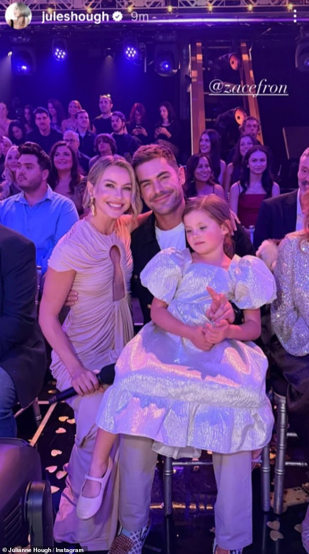 Zac Efron sent social media into a frenzy while sitting in the Dancing With the Stars audience and viewers couldn't stop talking about how good his face looked