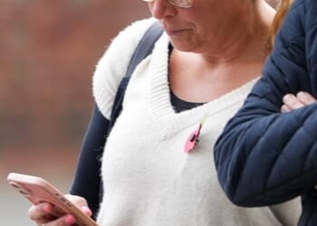 Rebecca Pinckard, 46,did not enter a plea during the hearing in court today