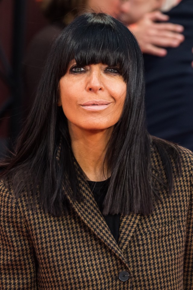 Claudia Winkleman attends the UK premiere of 'Is This Thing On?'