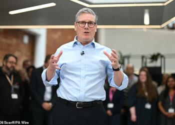 Sir Keir Starmer used a speech at the Reckitt offices to announce the abolition of NHS England