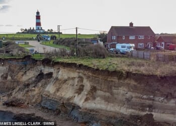 HAPPISBURGH: In one dismal section of Britain staring out into the North Sea - life is governed not just by the 'woke' authorities.. but by the sea