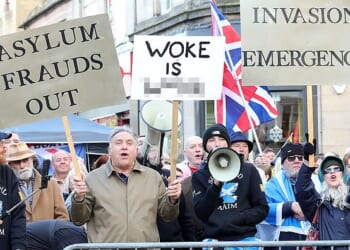 Locals gathered in Inverness city centre on Saturday for a protest over the plans for Cameron Barracks