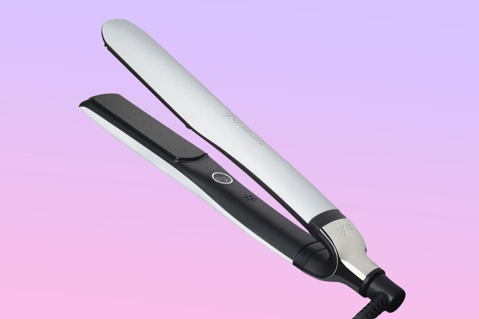 GHD Platinum+ hair straightener.