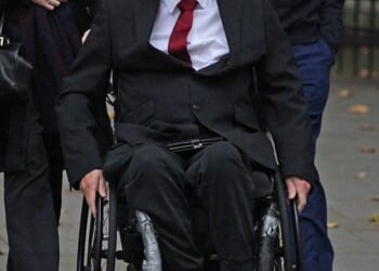 Barry Relph, 59, was paralysed after falling off a stepladder while trimming trees