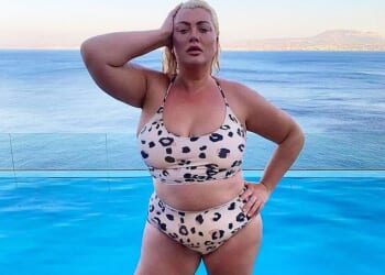Gemma Collins has revealed she stopped Mounjaro amid fears the weight loss jab left her with agonising gall bladder attack - but she will now start 'microdosing' (pictured in August)