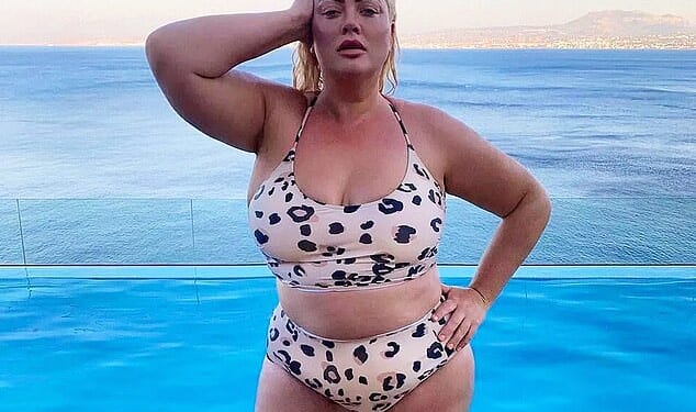 Gemma Collins has revealed she stopped Mounjaro amid fears the weight loss jab left her with agonising gall bladder attack - but she will now start 'microdosing' (pictured in August)