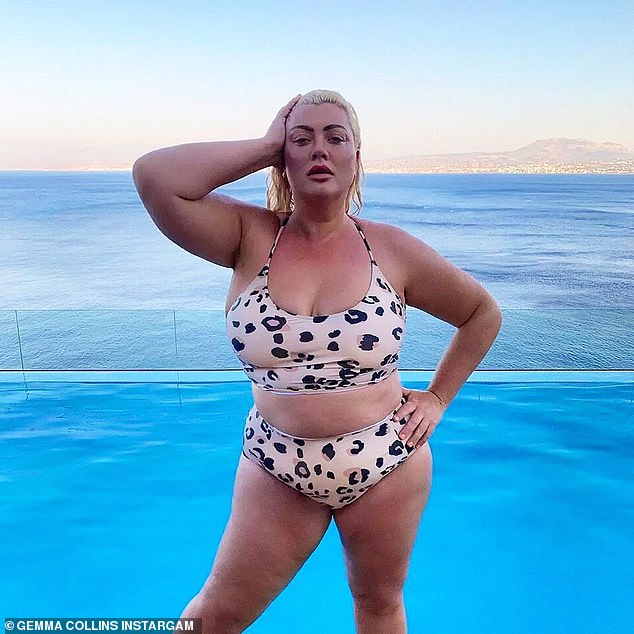 Gemma Collins has revealed she stopped Mounjaro amid fears the weight loss jab left her with agonising gall bladder attack - but she will now start 'microdosing' (pictured in August)