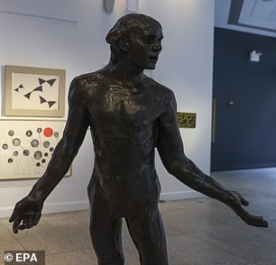 Among the artefacts that went under the hammer at Bonhams international auction house were the actor's collection of paintings