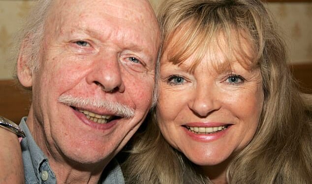 Pictured: Murphy with his wife, Hi-de-Hi! star Linda Regan, who he has left part of his fortune to