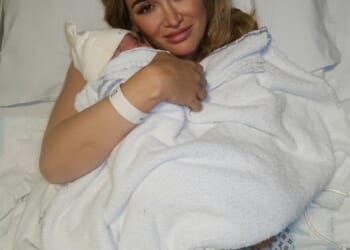 Georgia Harrison has confirmed she's given birth to a baby girl after leaving fans guessing with a Halloween post on Friday