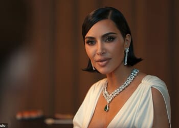 Glenn Close has defended Kim Kardashian's acting in her TV show All's Fair after it was savaged by critics and branded 'the worst drama ever' (pictured, Kim)