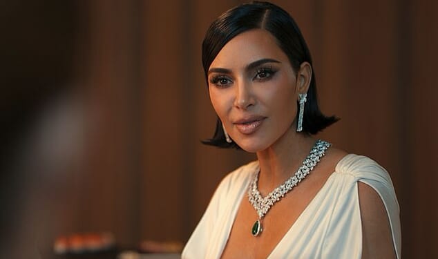 Glenn Close has defended Kim Kardashian's acting in her TV show All's Fair after it was savaged by critics and branded 'the worst drama ever' (pictured, Kim)