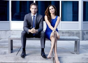 Meghan's latest endeavour is a return to her roots. The 44-year-old spent her working life as a jobbing actress, eventually landing a part on long-running legal drama Suits before giving up her career to join the Royal Family (Pictured: Meghan Markle and Patrick J Adams on Suits)