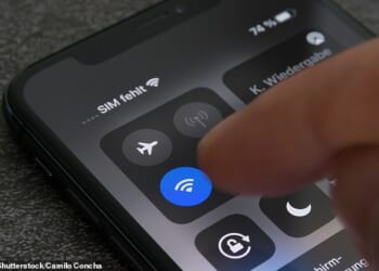 Google is telling smartphone users to avoid using public Wi-Fi because 'these networks can be unencrypted and easily exploited by attackers' (file photo)