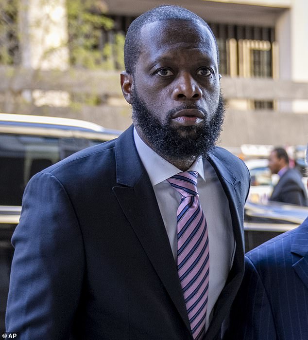 Michel was found guilty in a $100m foreign extortion scheme, having been the lynchpin lobbyist for China in a bewildering plot whose cast includes Leonardo DiCaprio, Barack Obama and Donald Trump; pictured arriving to his trial in March 2023