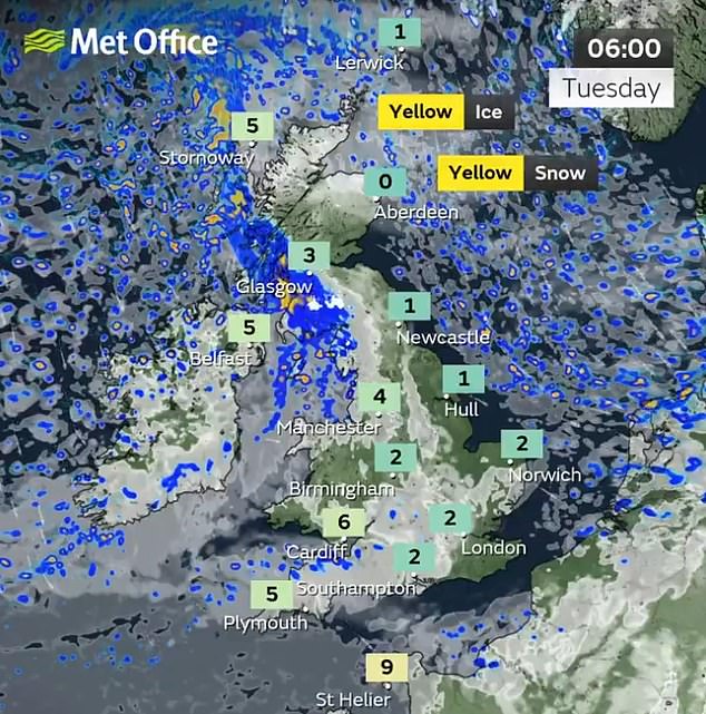Their latest recruitment drives come as wet weather and cold Arctic air are expected to bring 'difficult, slippery conditions' to the UK on Tuesday
