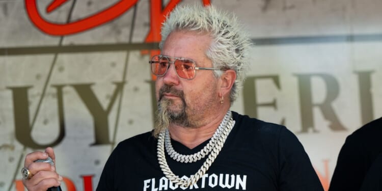 Guy Fieri appears at the Stagecoach Music Festival on April 27, 2025 in Indio, California.