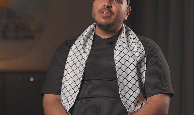 Ishaq Taher Salah Arafah, 39, told Al Jazeera that 'God willing' the city of Jerusalem would be destroyed