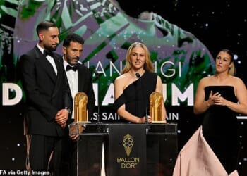 Hannah Hampton was presented the Yachine Trophy by Mary Earps just last month