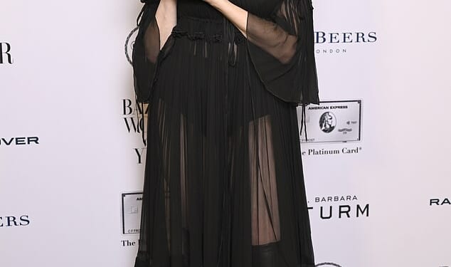 Aimee Lou Wood, 31, accepted the Television Actress gong at Harper's Bazaar Women Of The Year 2025 Awards on Thursday evening