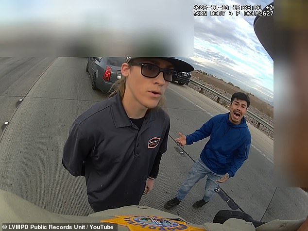 Tyler Matthew Johns, 22, who has been accused of open murder, then walked up to the officer and said: 'I shot at him, bro'