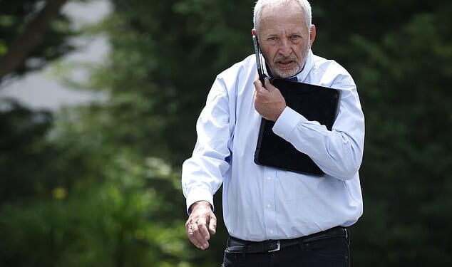 Harvard University professor and former presidential advisor Larry Summers (pictured) said he will be 'stepping back' from public life after he was exposed for sending emails seeking romantic advice from Jeffrey Epstein