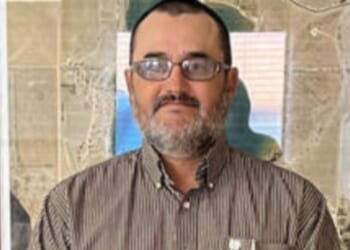 Kansas Attorney General Kris Kobach announced the mayor of Coldwater, Jose Ceballos, could face prison time. (Screenshot / KSN-TV on YouTube)